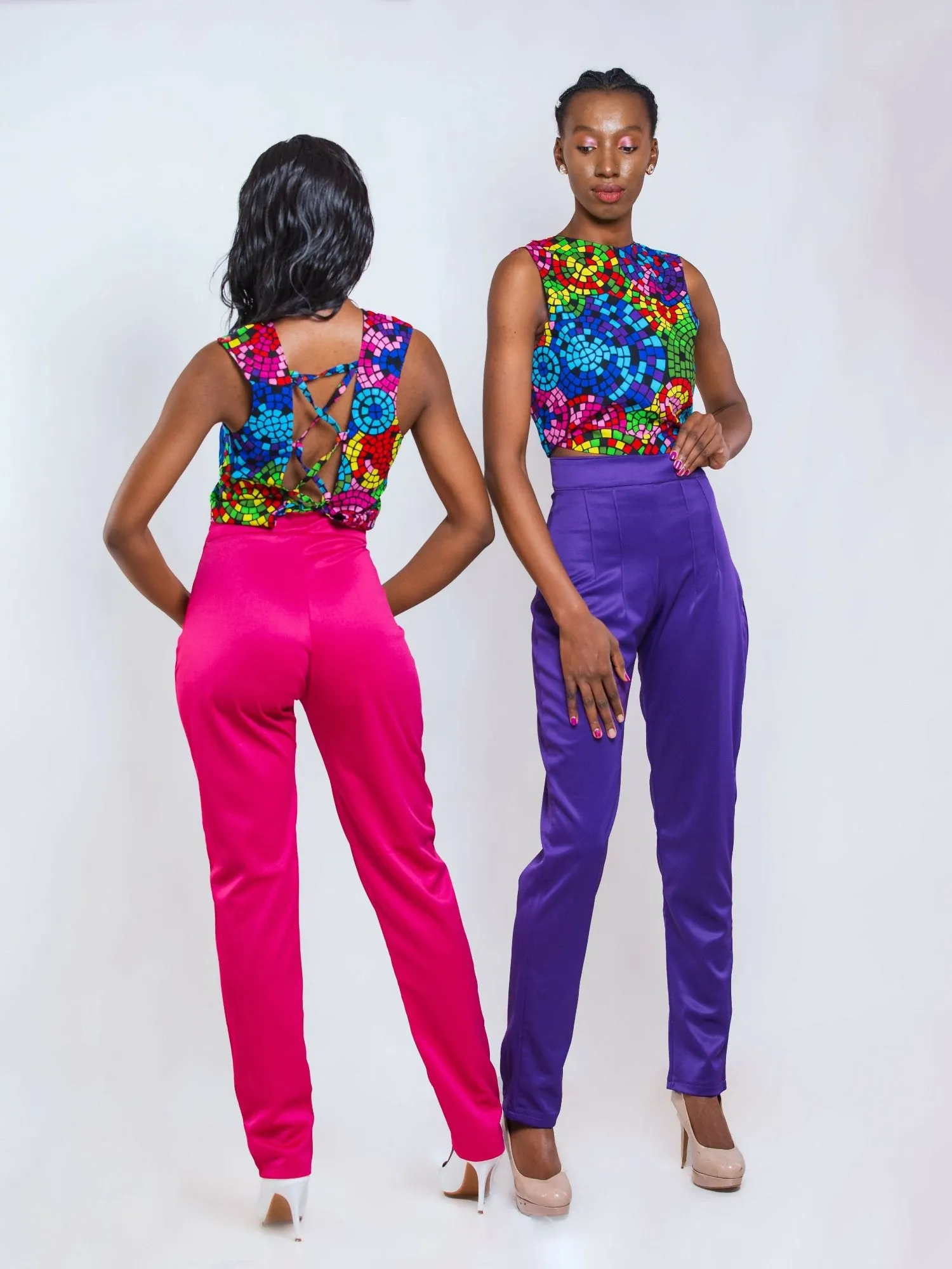 Da'Joy Fashions Thinta Pant Set - Purple