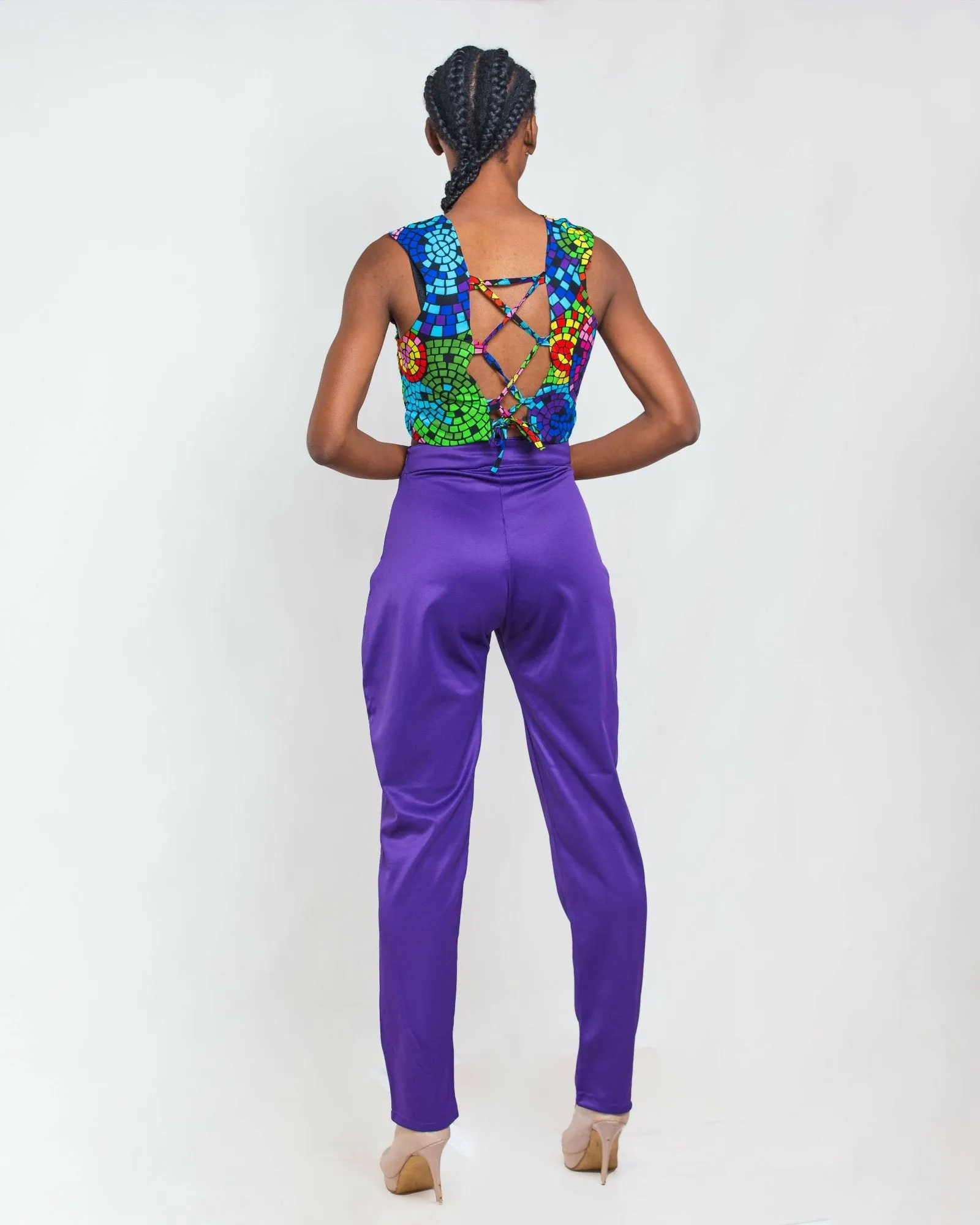 Da'Joy Fashions Thinta Pant Set - Purple