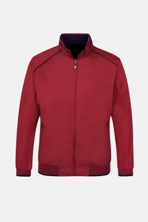 Dark-Red & Dark-Navy double-face Jacket