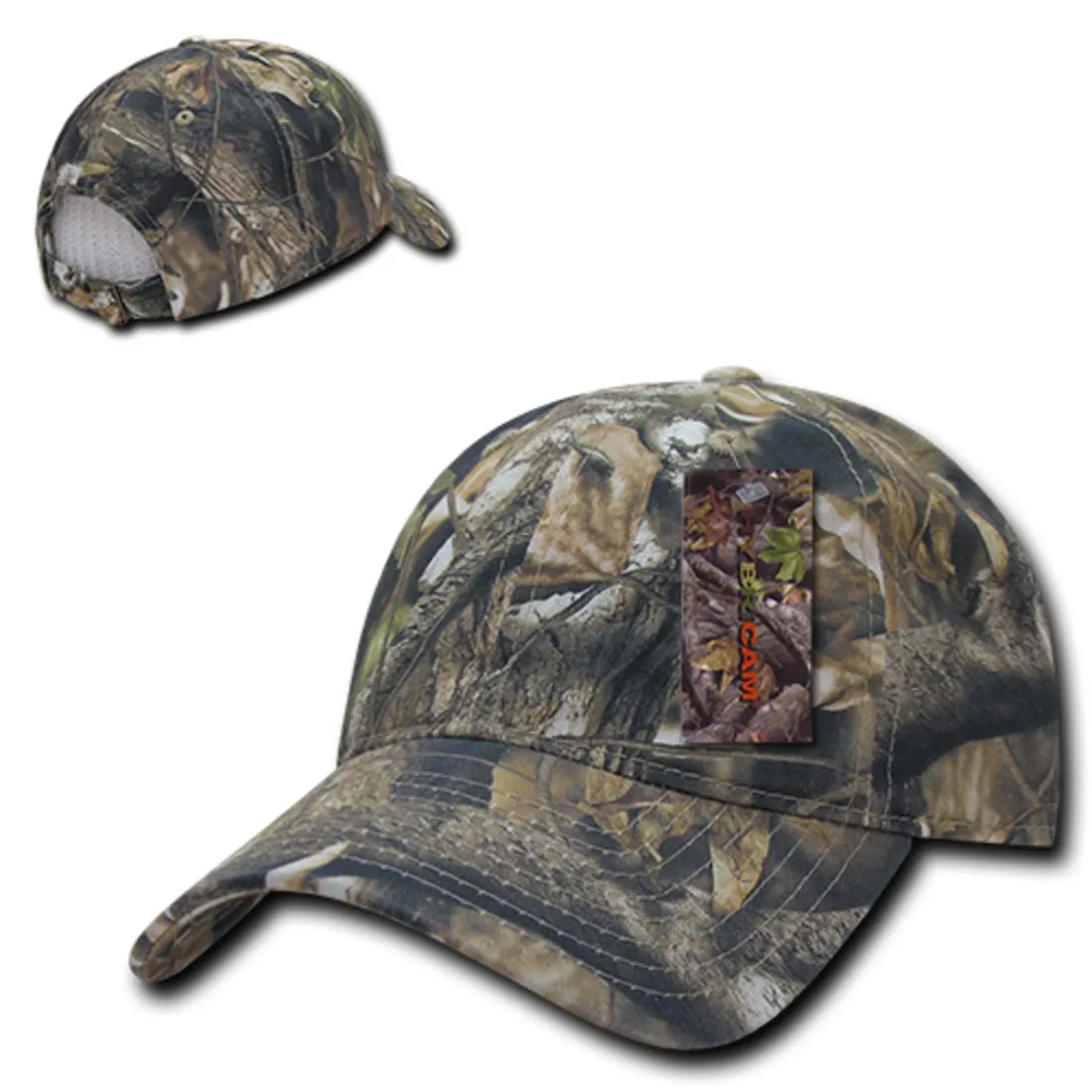 Decky 228 Relaxed Camouflage Hybricam Trucker Hats Low Profile 6 Panel Caps