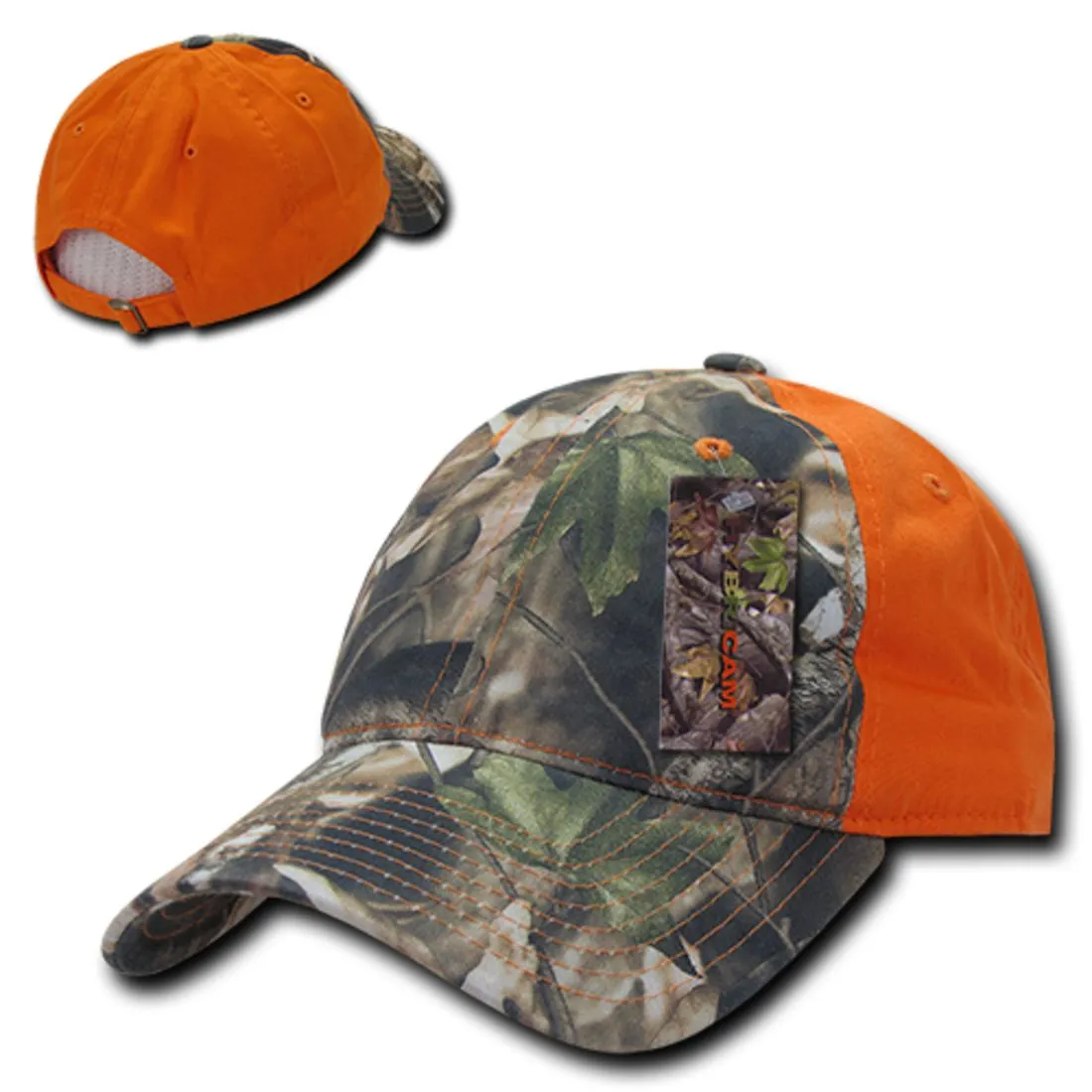 Decky 228 Relaxed Camouflage Hybricam Trucker Hats Low Profile 6 Panel Caps