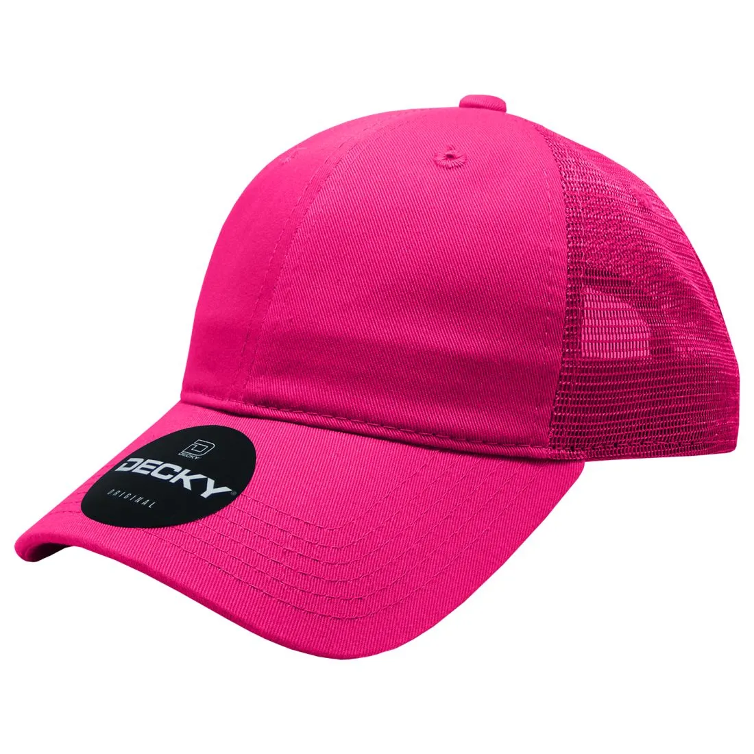 Decky 5122 Womens Relaxed Trucker Hats 6 Panel Curved Bill Baseball Caps