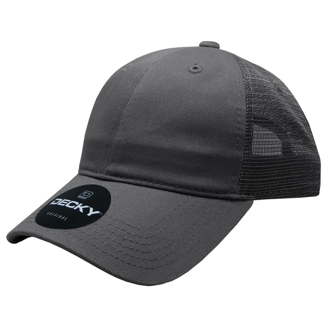 Decky 5122 Womens Relaxed Trucker Hats 6 Panel Curved Bill Baseball Caps