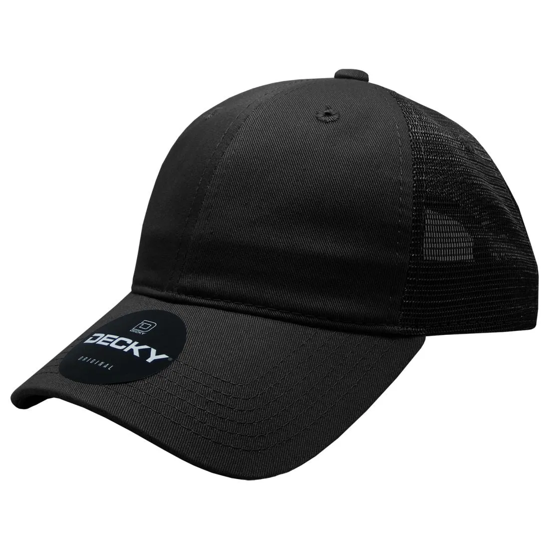 Decky 5122 Womens Relaxed Trucker Hats 6 Panel Curved Bill Baseball Caps