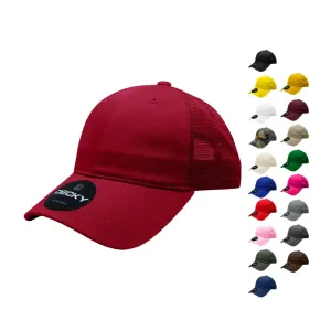 Decky 5122 Womens Relaxed Trucker Hats 6 Panel Curved Bill Baseball Caps