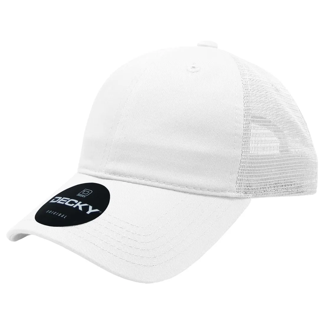 Decky 5122 Womens Relaxed Trucker Hats 6 Panel Curved Bill Baseball Caps
