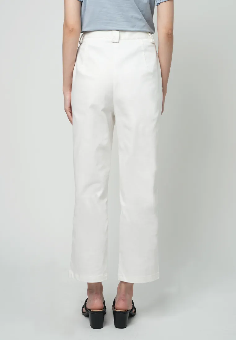Delia Relaxed Pants with Braided Pocket Detail
