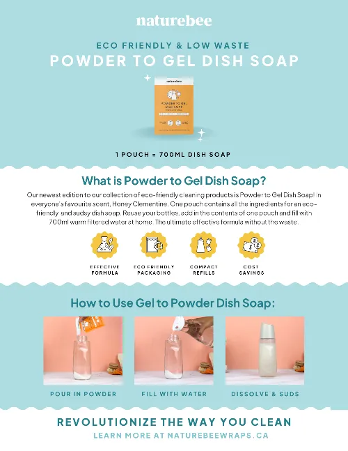 Dish Soap - Powder to Gel