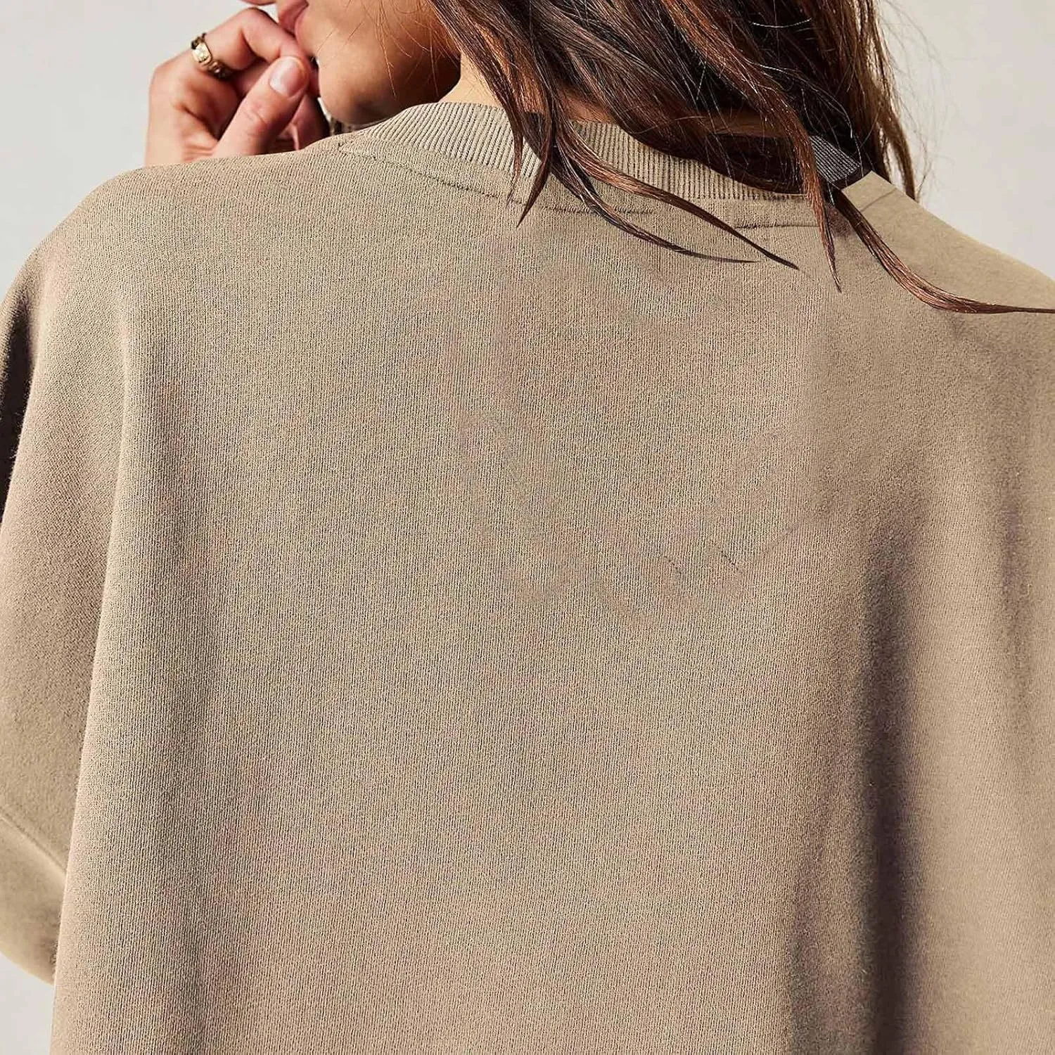 Dresses for Women Oversized Patchwork Sweatshirt Dress Long Sleeve Crewneck Pleated Dress 2024 Fall Fashion Outfits