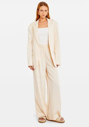 EASE RELAXED BLAZER CREAM