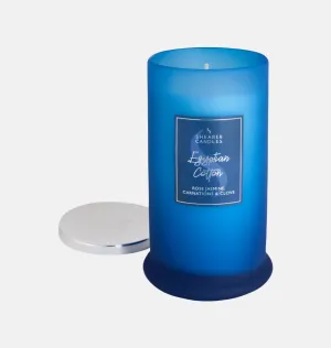 Egyptian Cotton Tall Pillar Jar Candle