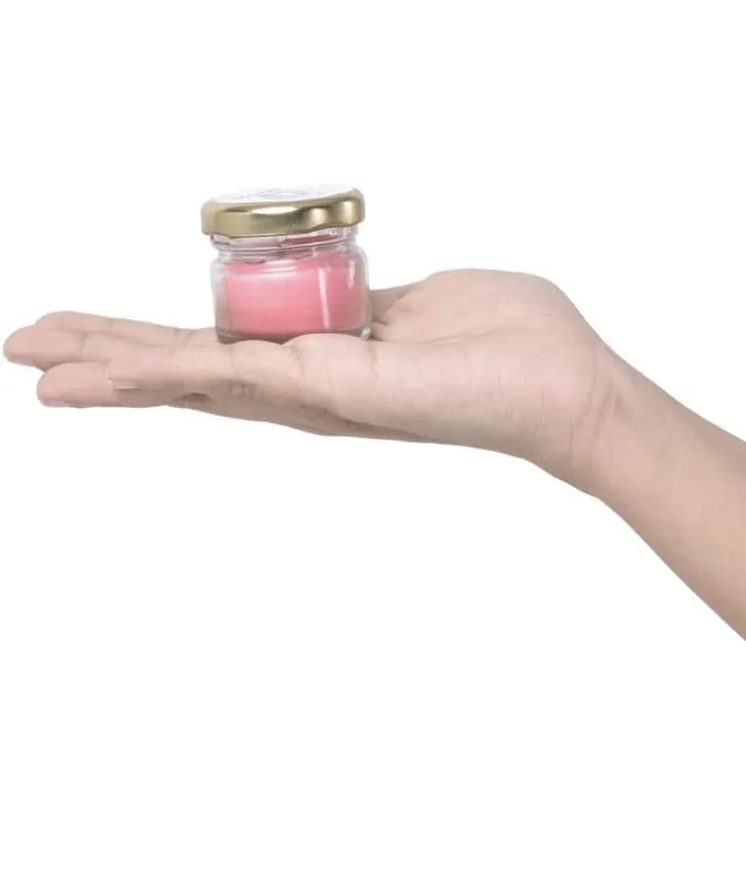 ELEGANTE HOMEZ Mini Scented Candle Jar for Home Decoration Aroma Therapy Candles for Birthday Anniversary (Pack of 12)