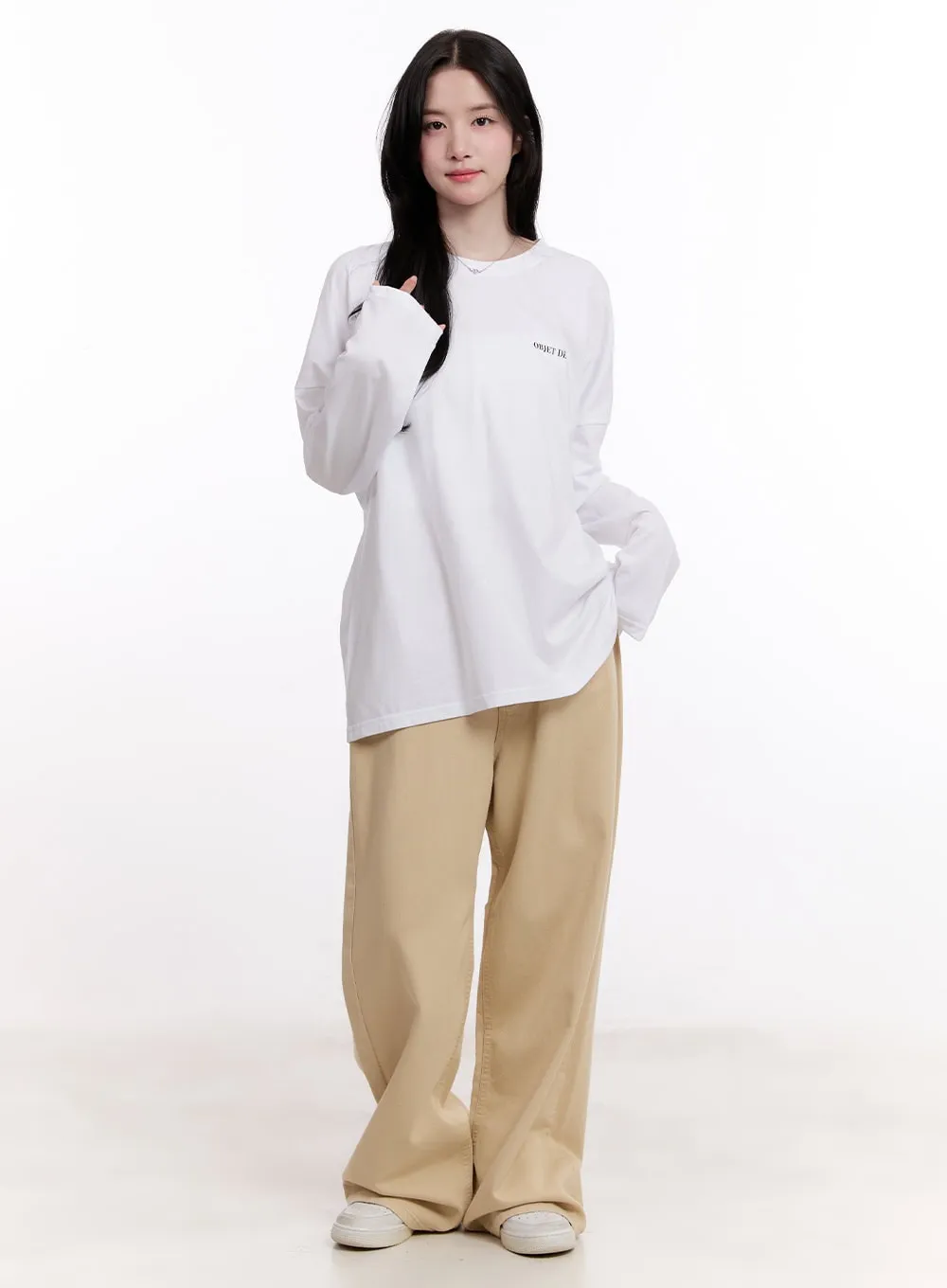 Essential Cotton Relaxed-Fit Pants CM527