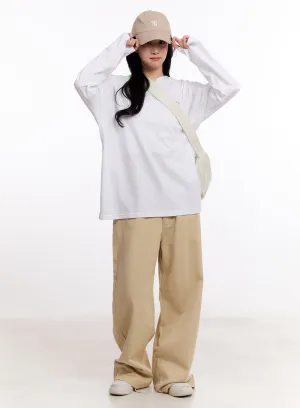 Essential Cotton Relaxed-Fit Pants CM527