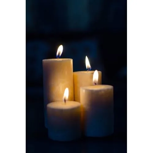 Exquisite Marble Finish Pillar Candle, Handcrafted with Love, Unleashing a Serene Fragrance - Smokeless, Extraordinary Longevity, and an Unforgettable Addition to Your Space