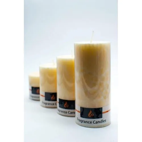 Exquisite Marble Finish Pillar Candle, Handcrafted with Love, Unleashing a Serene Fragrance - Smokeless, Extraordinary Longevity, and an Unforgettable Addition to Your Space