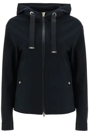 first-act short black jacket with hood GI000311D 13455S NERO