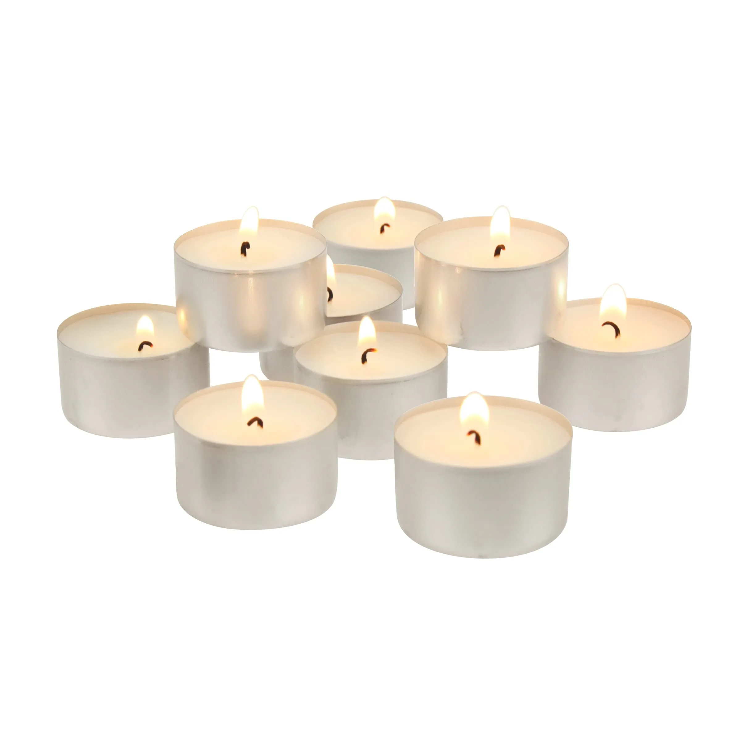 FIVON Wax Tealight Candles 8-9 Hours Long Burn Time (40)