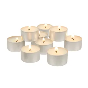 FIVON Wax Tealight Candles 8-9 Hours Long Burn Time (40)