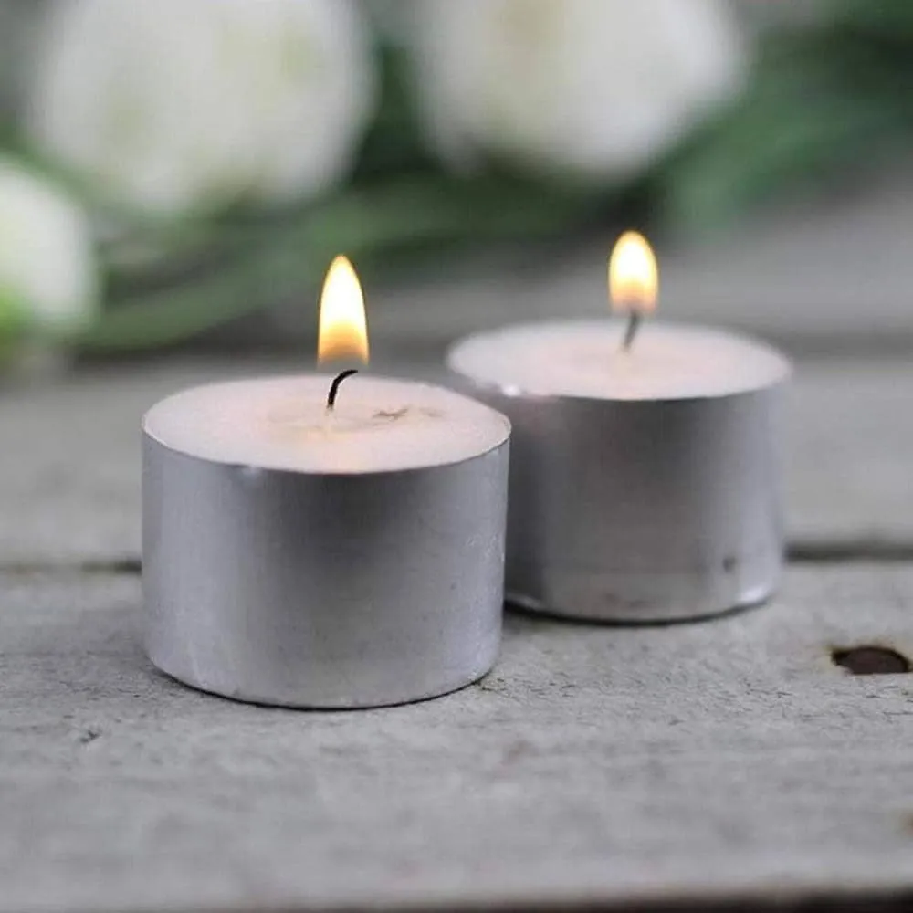 FIVON Wax Tealight Candles 8-9 Hours Long Burn Time (40)