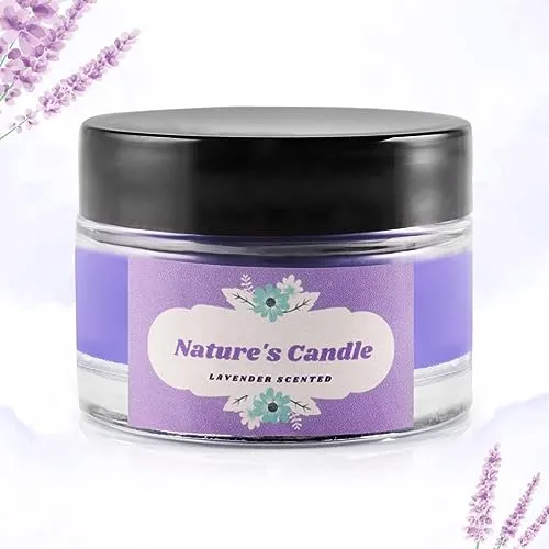 Floish Decor Premium Scented Nature's Candle Set | Home Decor Candles | Scented Candles Gift Set | Burning Time - 12hrs Each | Set of 4