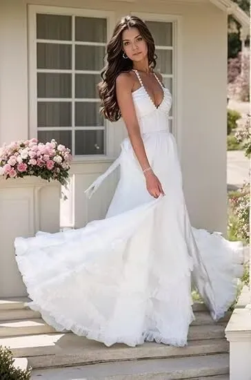Floral Pearl Prom Dress Chiffon Vintage Printed Strapless Evening Ball Gown with High Split Formal 2025