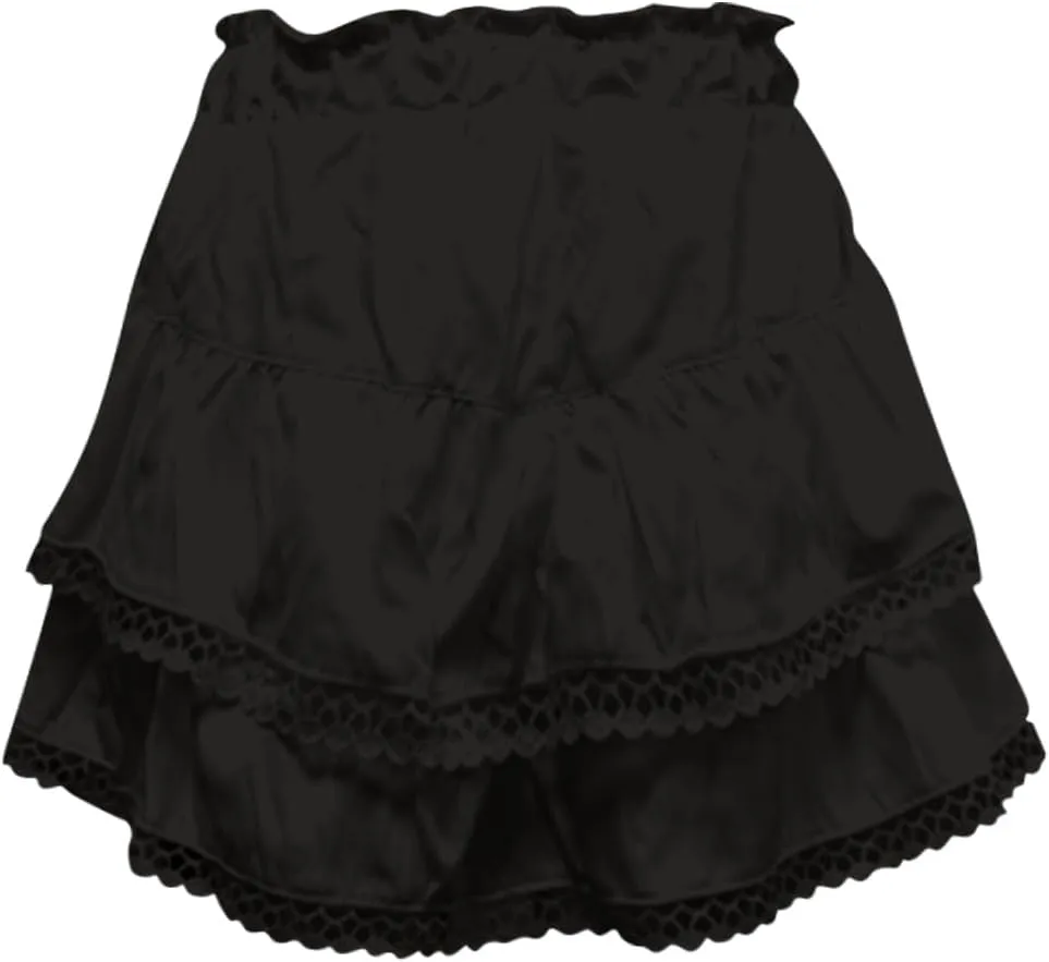 Flowy Shorts for Women Summer High Waisted Cute Tiered Ruffle Mini Skirt Casual Boho Layered Golf Tennis Skorts