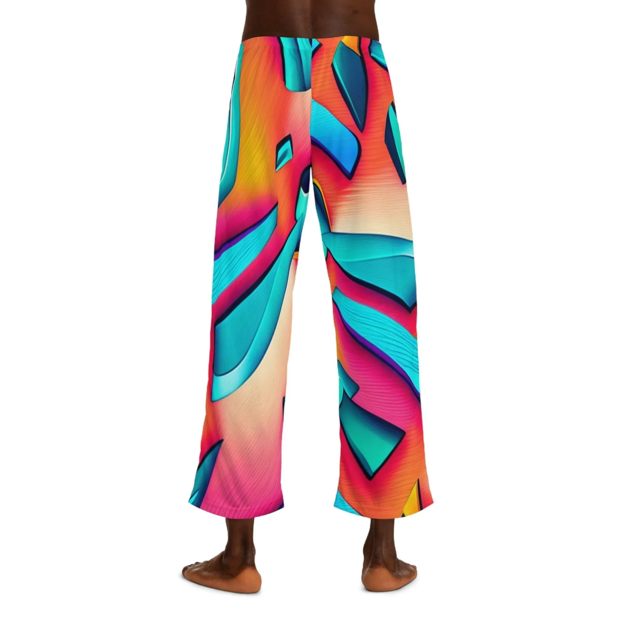 Geom Color Men's Pajama Pants