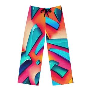 Geom Color Men's Pajama Pants