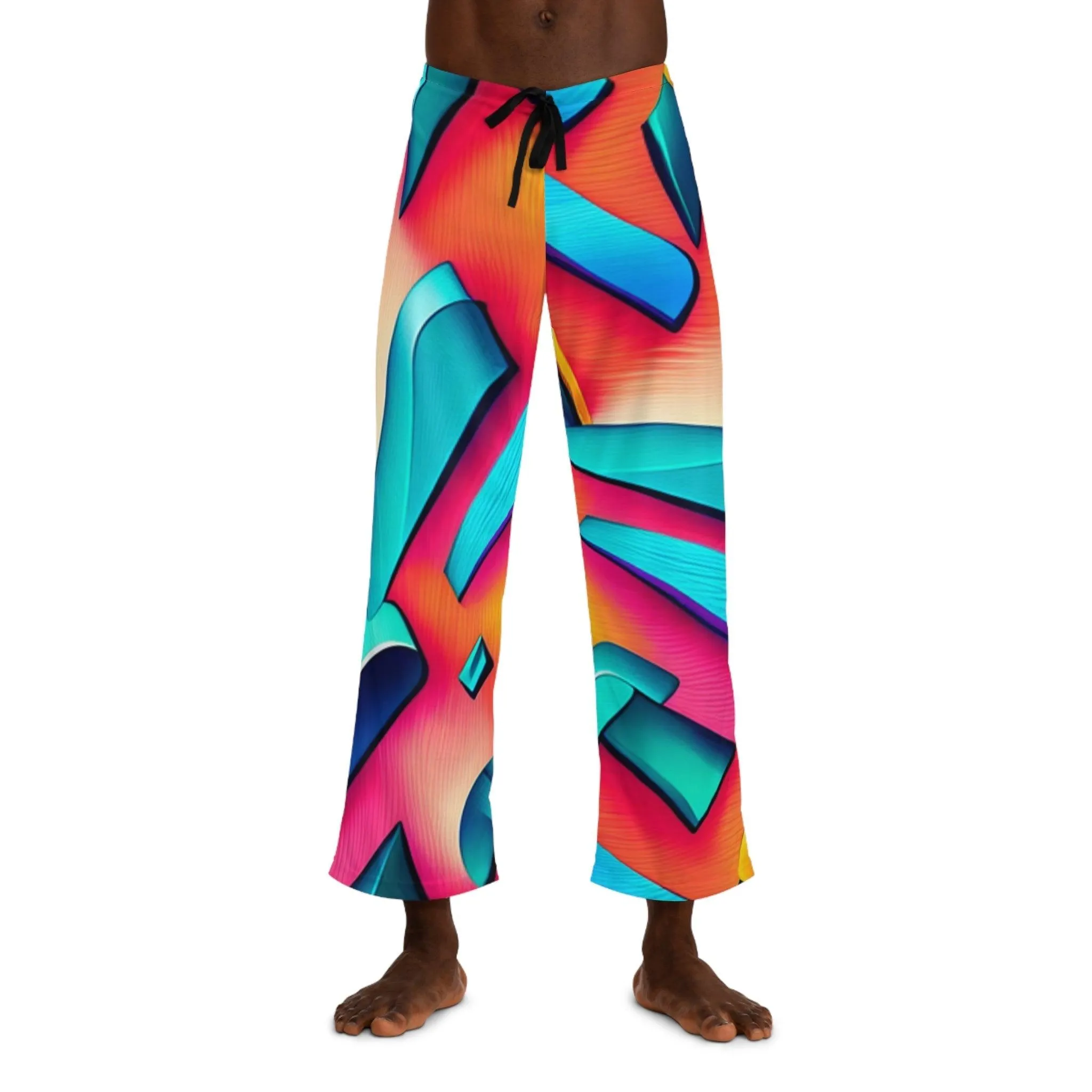 Geom Color Men's Pajama Pants