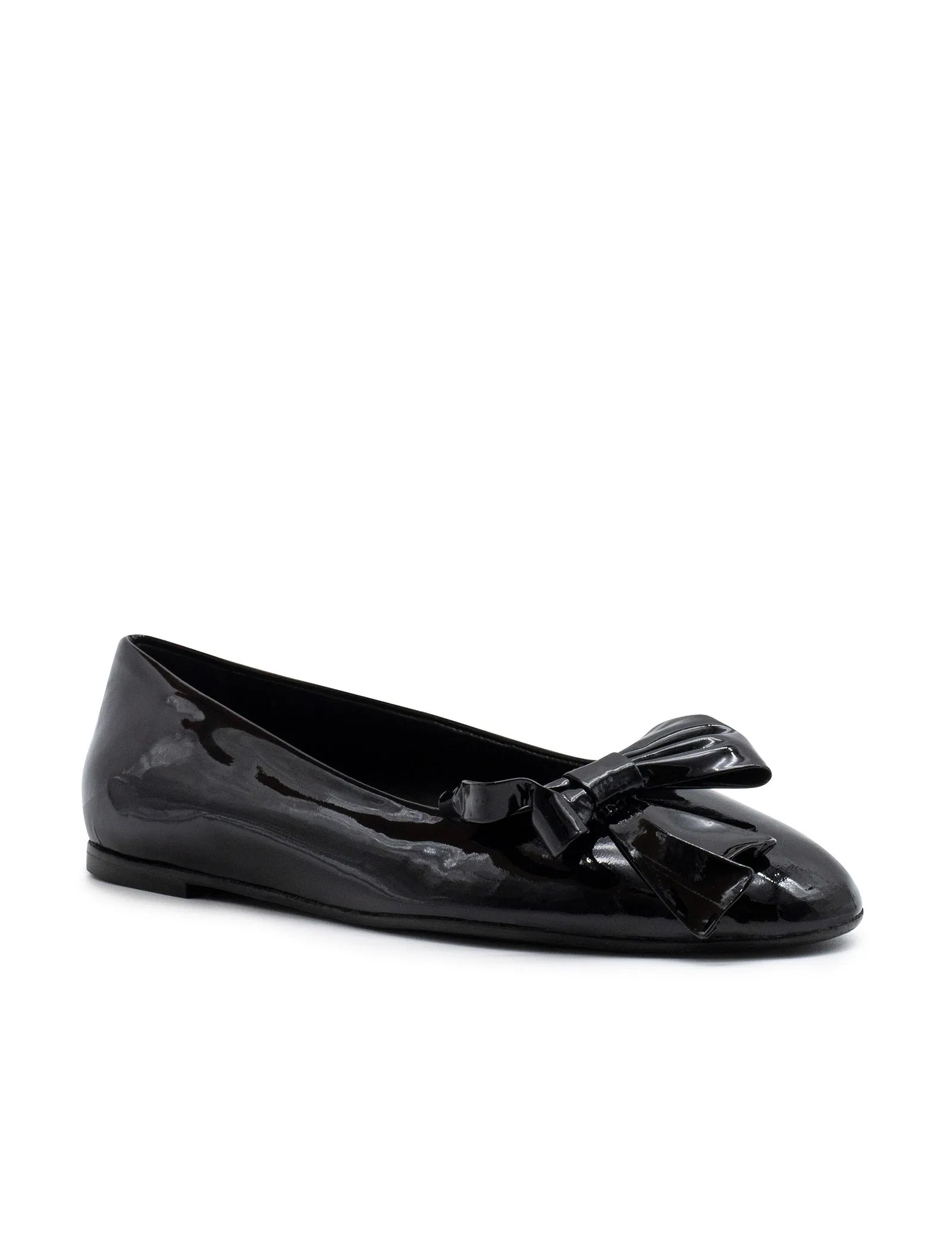 Gia Borghini - Nanna Patent Ballerina Shoes
