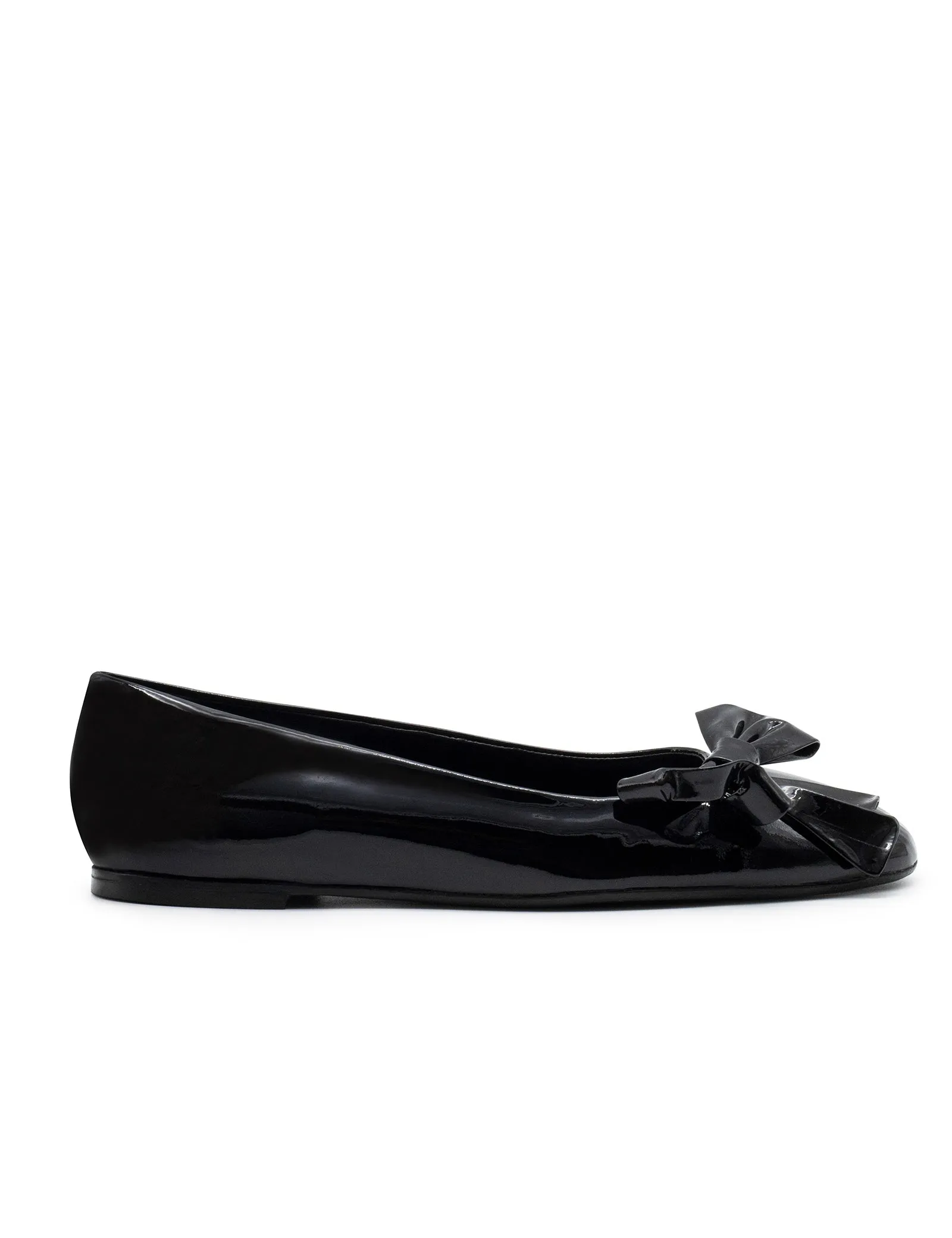 Gia Borghini - Nanna Patent Ballerina Shoes