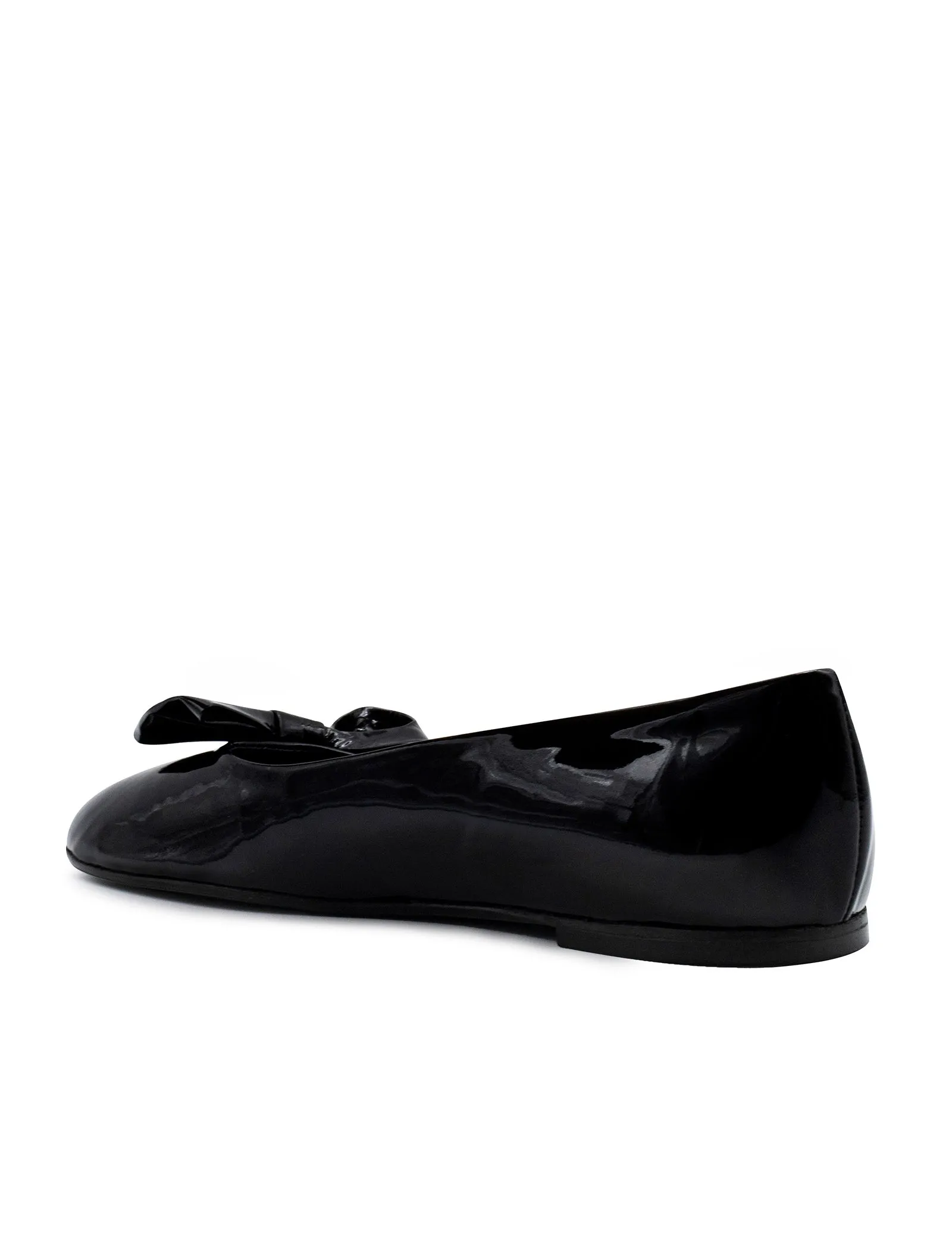 Gia Borghini - Nanna Patent Ballerina Shoes