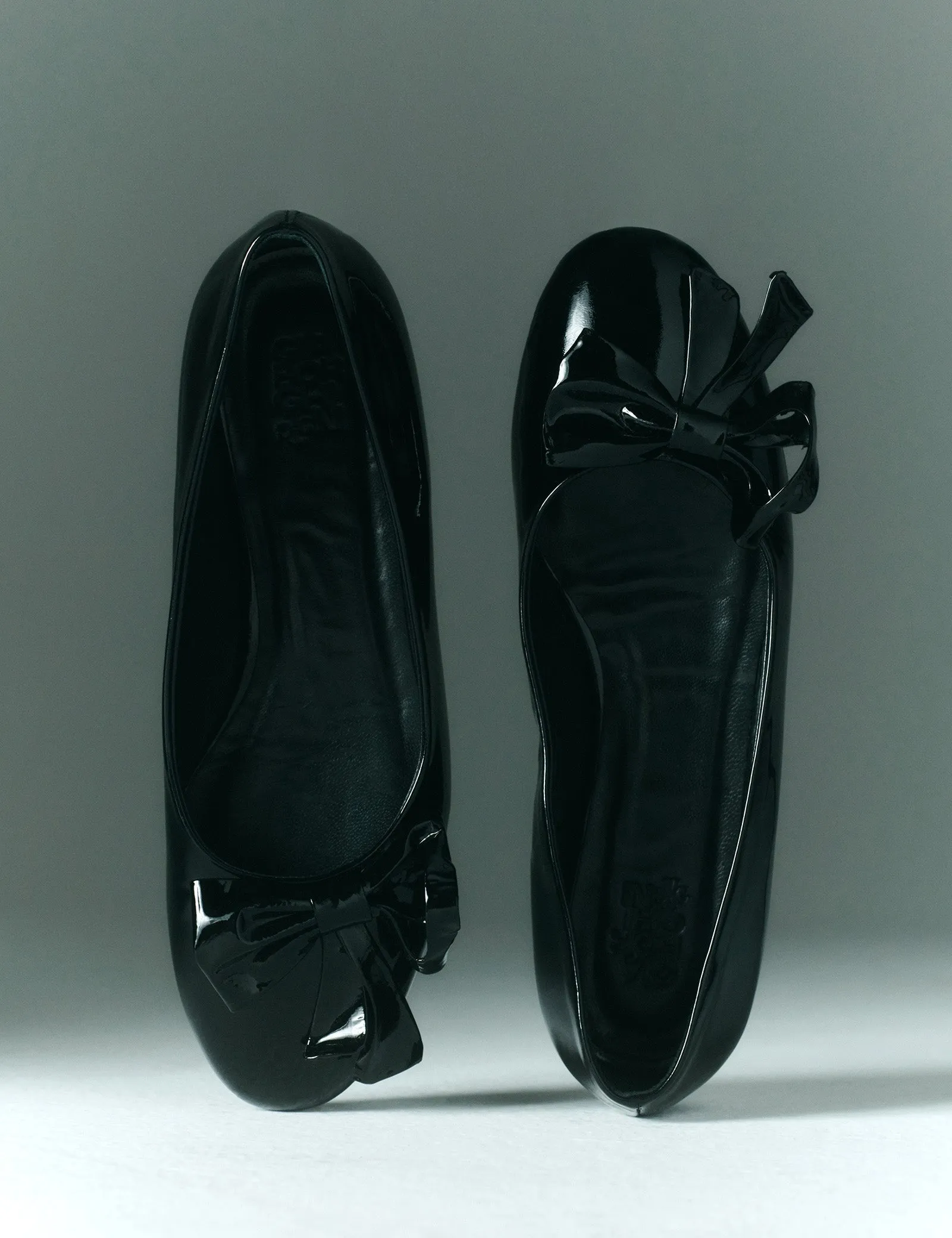 Gia Borghini - Nanna Patent Ballerina Shoes