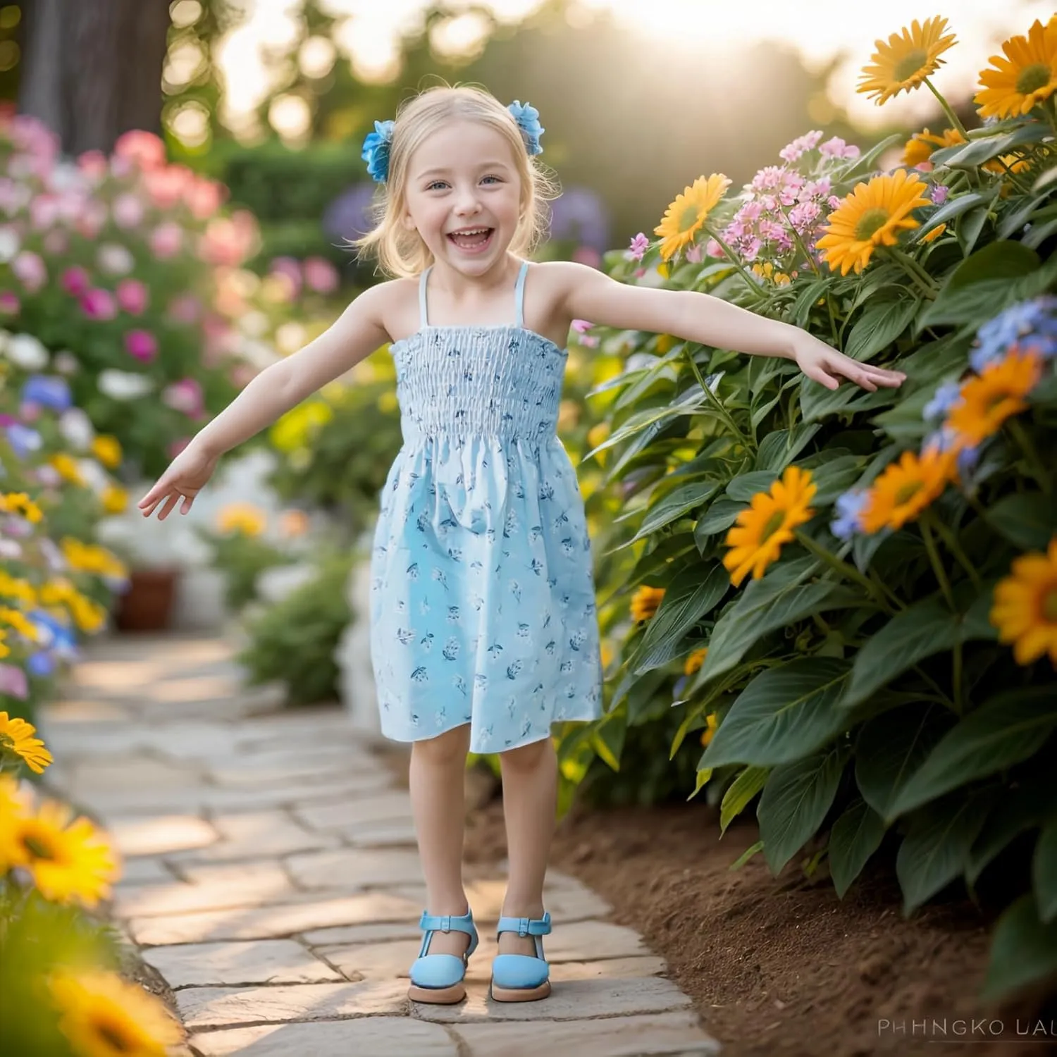 Girls Dresses, Toddler Dress, Little Toddler Girls' Flower Summer Strap Dresses,Backless Cute Floral Sundress for Kids