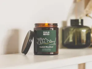Gold Moss Scottish Woodland Soy Wax Candle