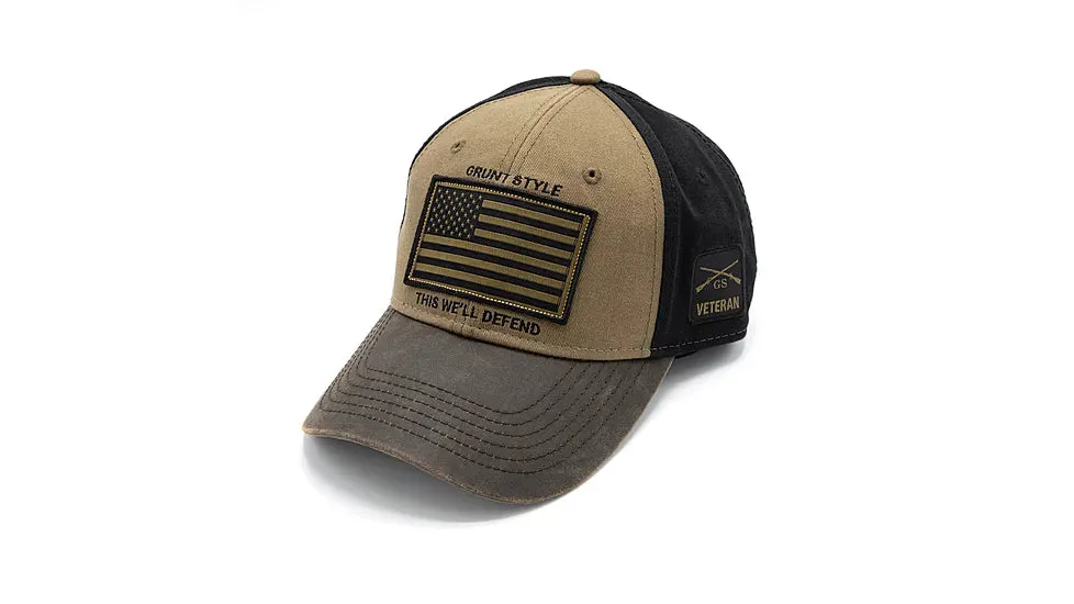 Grunt Style Veteran Flag Hat