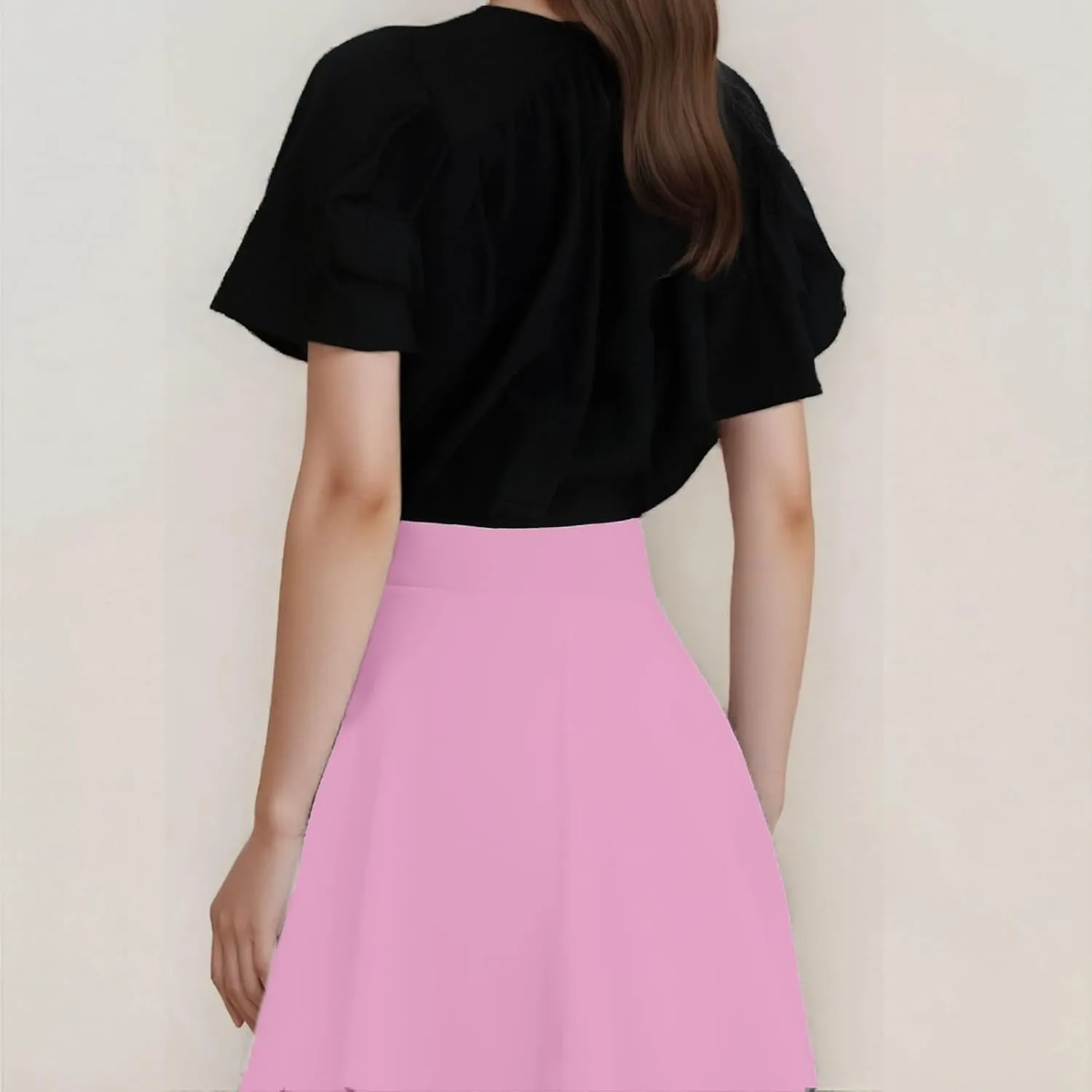 HAVUITYY Women's High Waist Pleated Tennis Skirt Lightweight Athletic Golf Skorts Skirts for Running Workout Mini Skirt