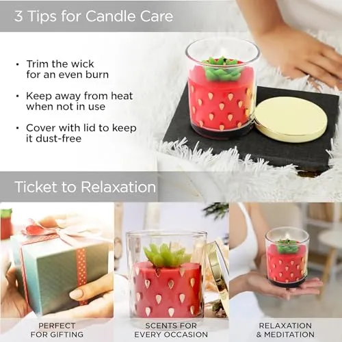 Heart Home Scented Candles | Fragrance Candles | Candles for Wedding | Candles for Bedroom | Birthday Candles | Valentines Day Gifts Candles | DY-230709B | Transparent