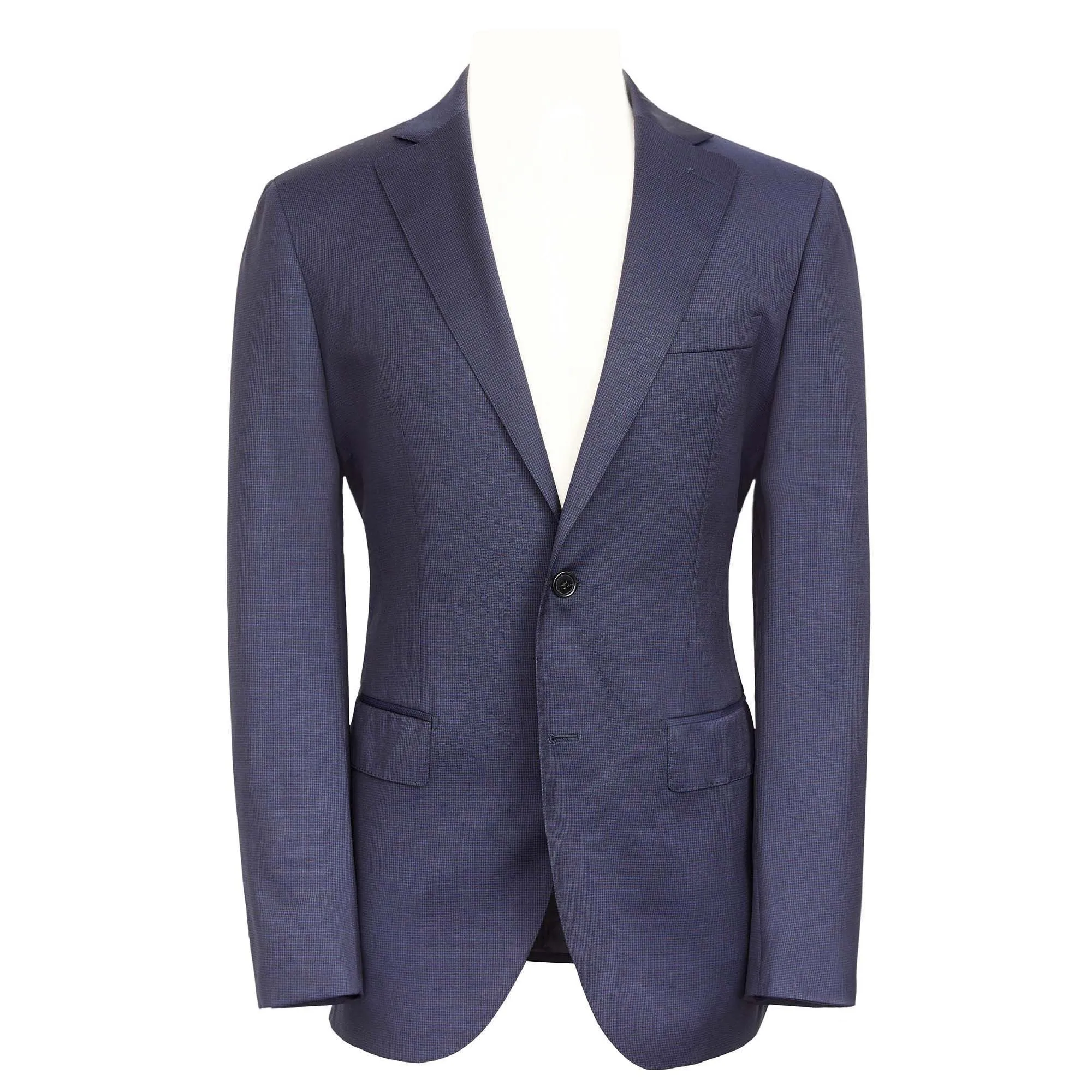 HENRY SARTORIAL Mini Houndstooth Suit NAVY REG