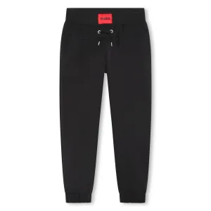 Hugo Kids Boys Jogging Bottoms - Black