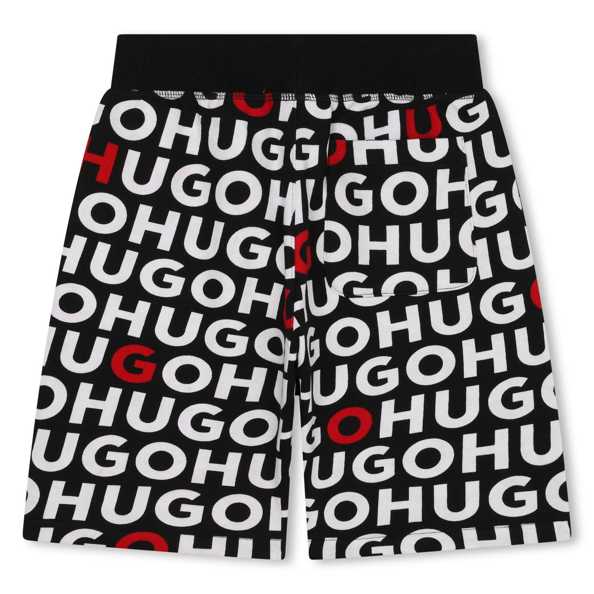 Hugo Kids Boys Monogram Shorts Black