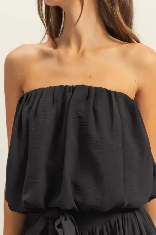 HYFVE Bubble Hem Tube Top