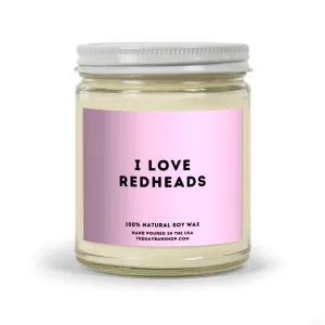 I Love Redheads Candle