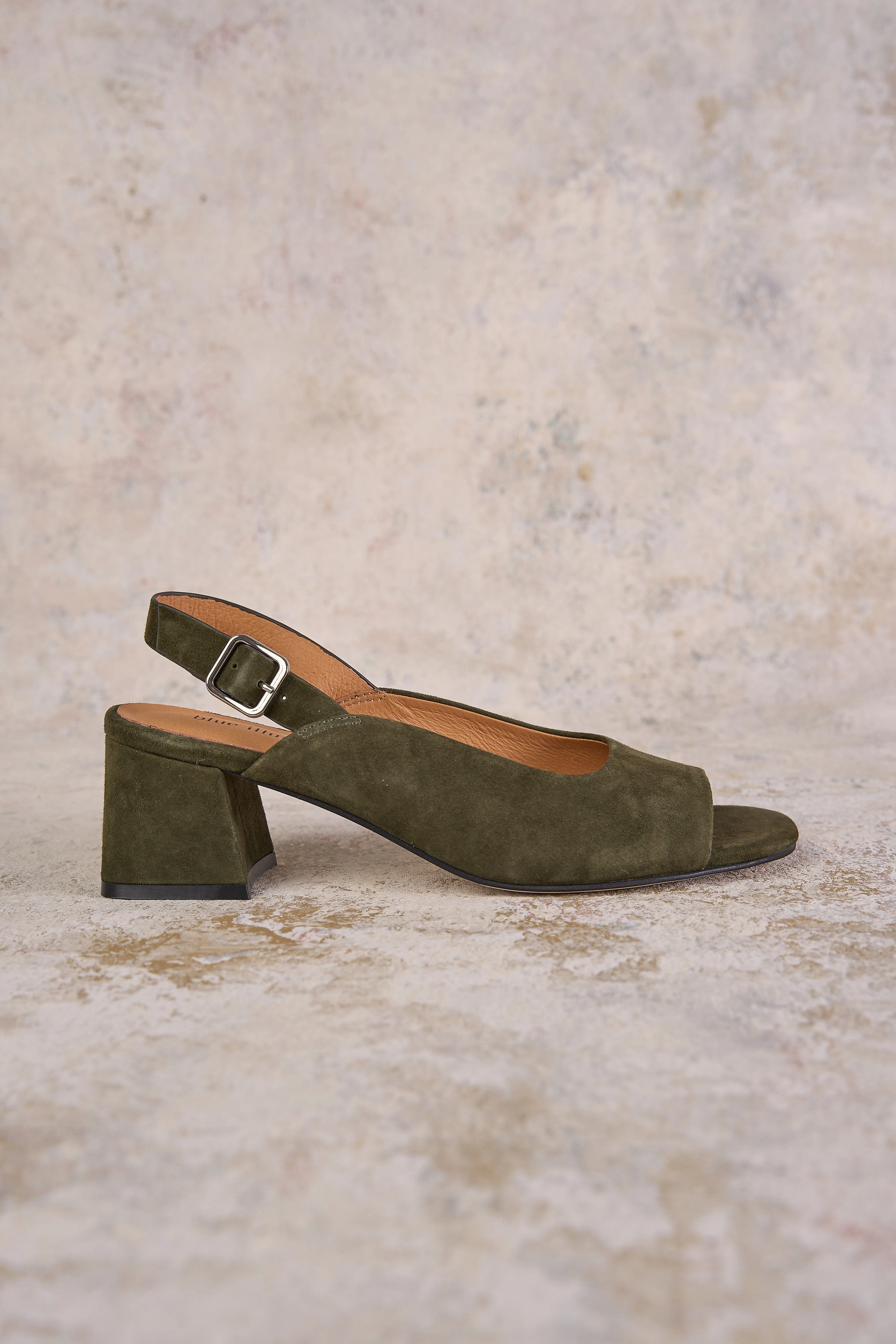 Iris Peep Toe Heel - Khaki