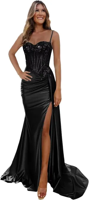 JAEDEN Prom Dress Bridesmaid Dresses - Long Formal Evening Gown Chiffon A line