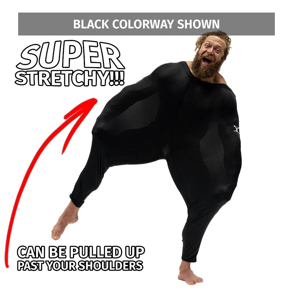 Jujimufu Stretchy Pants - Dark Camo w/ Black