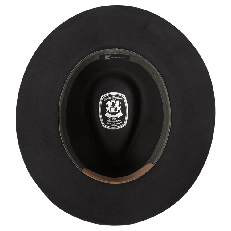 Kooringal Mid Brim Fedora Rajah - Black