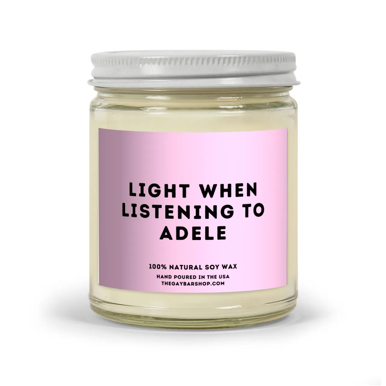 Light When Listening To Adele Candle