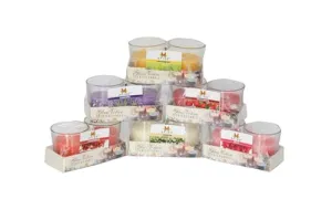 L'LUMIERE by Aggarwal Candle Craft N Arts| Scented Votive Candle Combo Pack | 6 Pairs in 6 Unique fragnances | 6pairs in a Combo Box Pack|